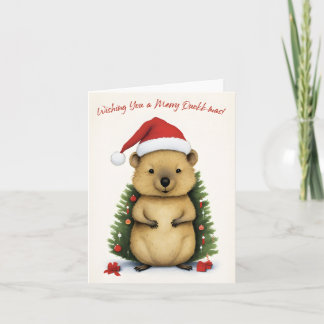 Wishing you a Merry Quokka Christmas - Card