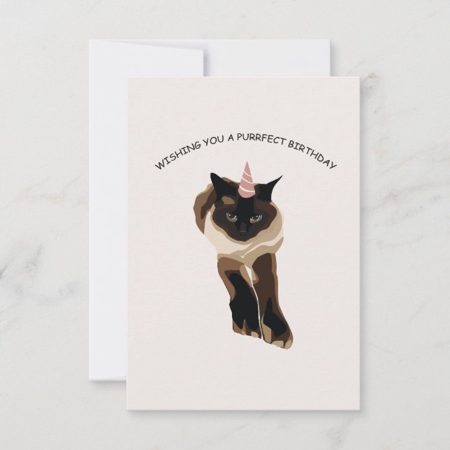 Wishing you a purrfect birthday card