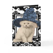 Wishing You a Purrfectly Delightful BD Vintage Cat