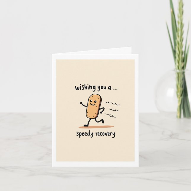 Wishing You A Speedy Recovery Get Well Soon Card (Front)