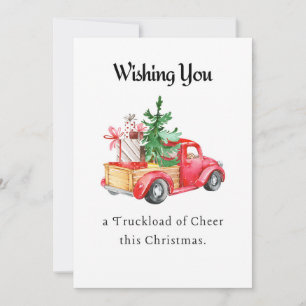 Wishing You A Truckload of Cheer Christmas Card