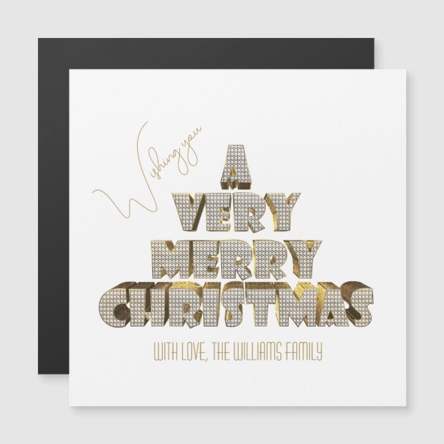 Wishing you A Very Merry Christmas (Front/Back)