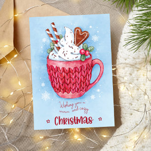 Wishing you a Warm and Cosy Christmas Holiday Card