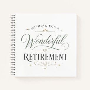 Wishing You A Wonderful Retirement Notebook