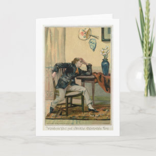 Wishing You An Utterly Charming Time, Victorian Ch Holiday Card