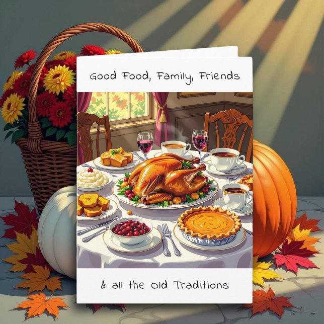 Wishing You Blessings of Thanksgiving Card (Creator Uploaded)