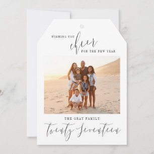 WISHING YOU CHEER FOR THE NEW YEAR. HOLIDAY CARD