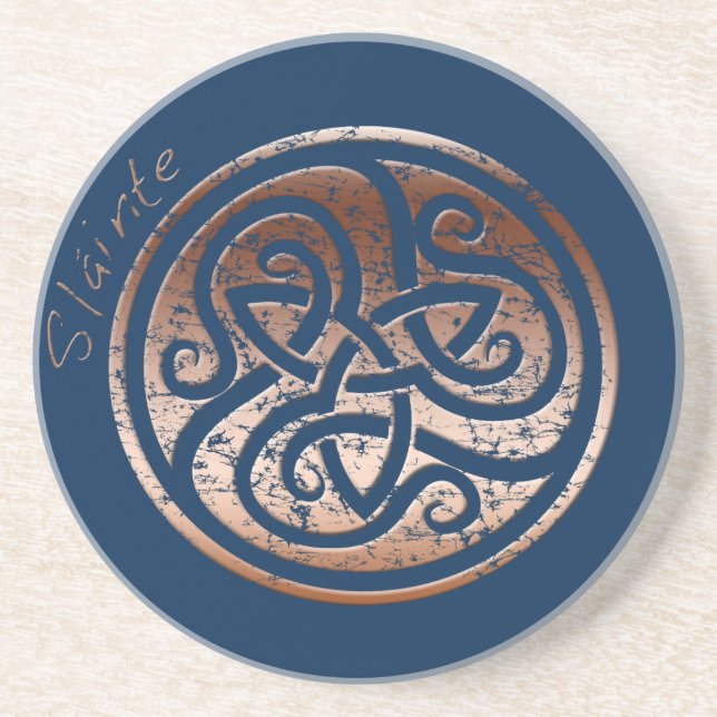 Wishing you Health- Slainte Coaster (Front)