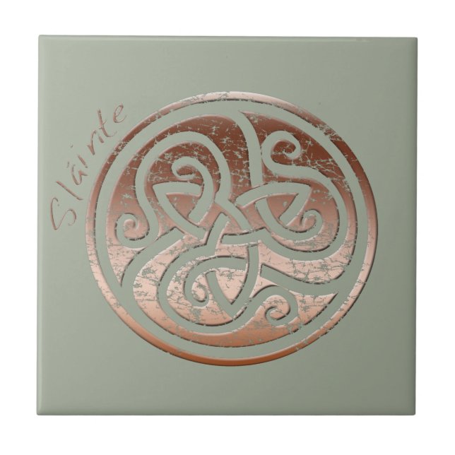 Wishing you Health- Slainte Tile (Front)