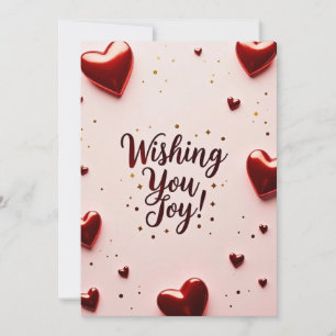 wishing you Joy Invitation