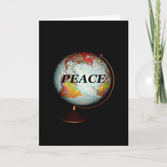 Wishing You Peace On Earth This Christmas Holiday Card (Front)