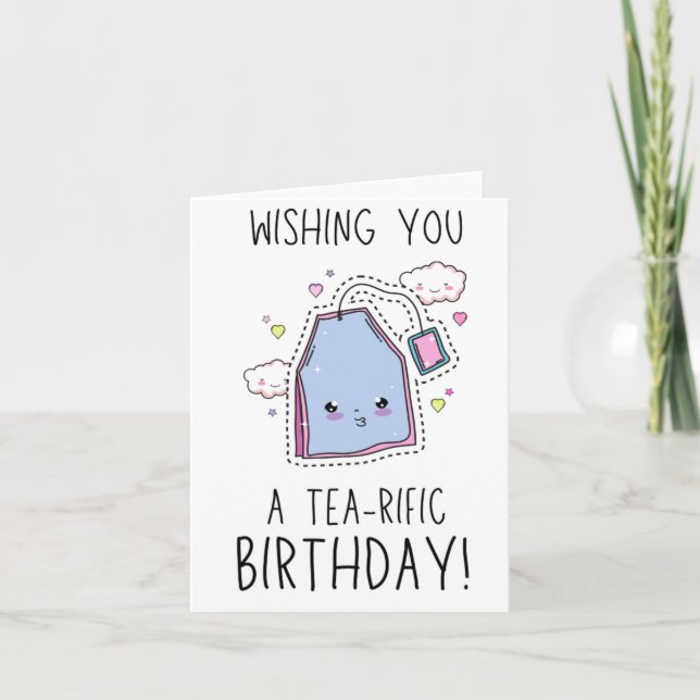 Wishing You Puns Birthday Card (Front)