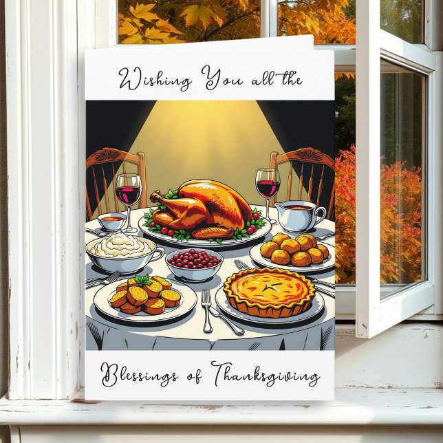 Wishing You Thanksgiving Blessings Card (Creator Uploaded)