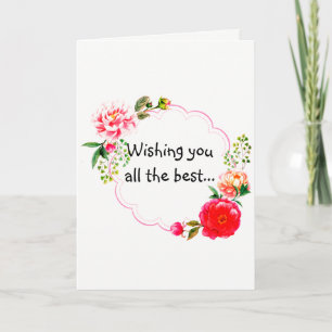 Wishing You the Best Get Well Card