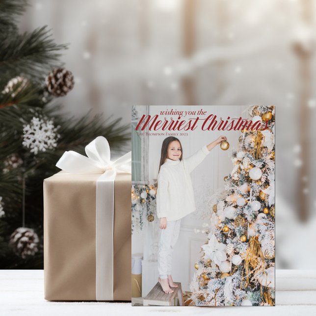 Wishing You the Merriest Christmas Photo Magnet (Creator Uploaded)