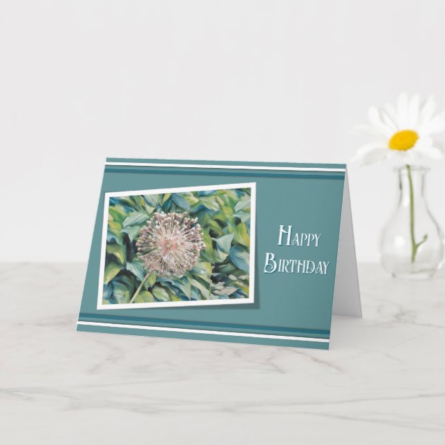 Wishing You the Most Wonderful - Birthday Card (Small Plant)