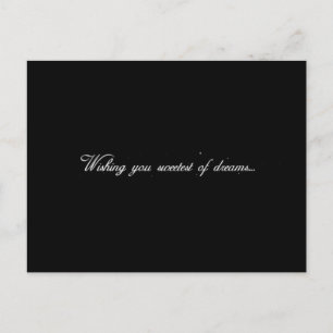 WISHING YOU THE SWEETEST OF DREAMS GOODNIGHT EXPRE POSTCARD