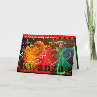 wishing you unity and peace... Kwanzaa Holiday Card
