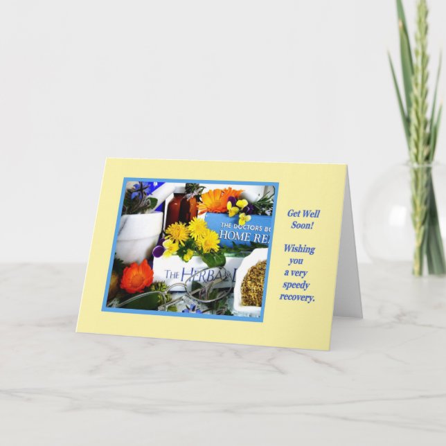 Wishing you well! card (Front)