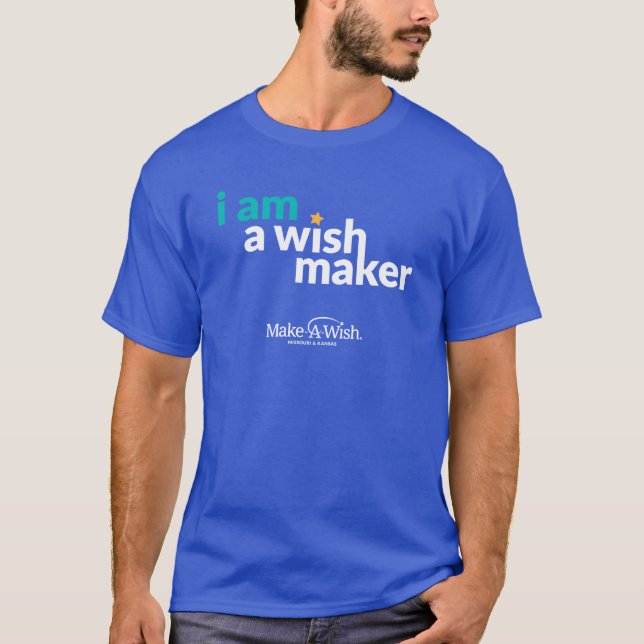 WishMaker Blue Shirt (Front)