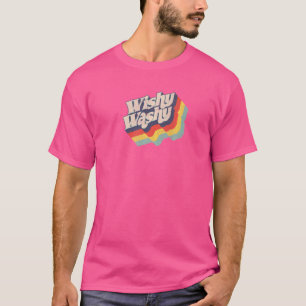 Wishy Washy bold text in a funky retro colour T-Shirt