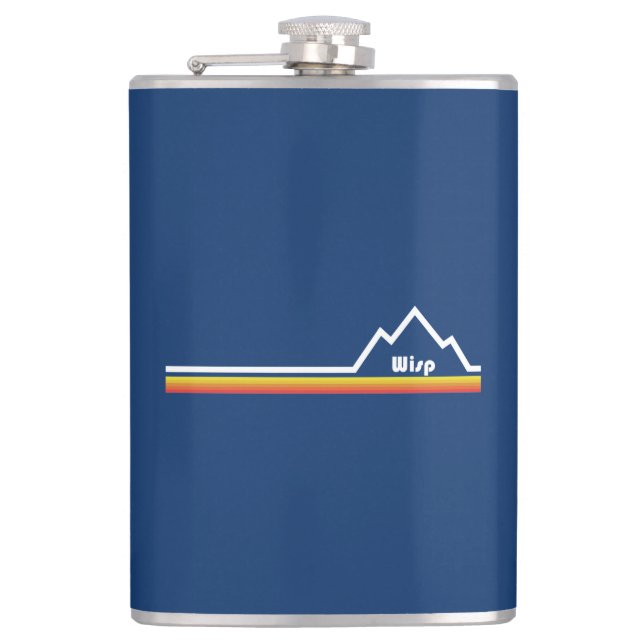 Wisp Resort, Maryland Hip Flask (Front)