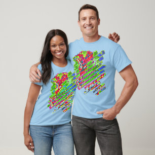 Wispy Clouds - Blue T-Shirt