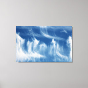 Wispy clouds canvas print