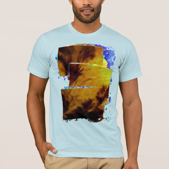 Wispy Clouds - Golden T-Shirt (Front)