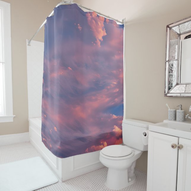 Wispy clouds shower curtain (In Situ)