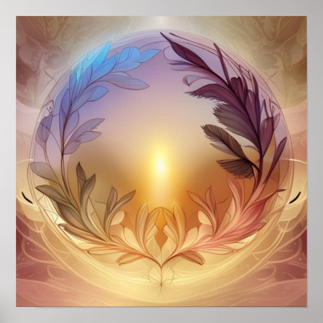 Wispy Fairy Rings II Poster (Front)