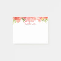 Wispy Floral Personalised Notes