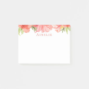 Wispy Floral Personalised Notes