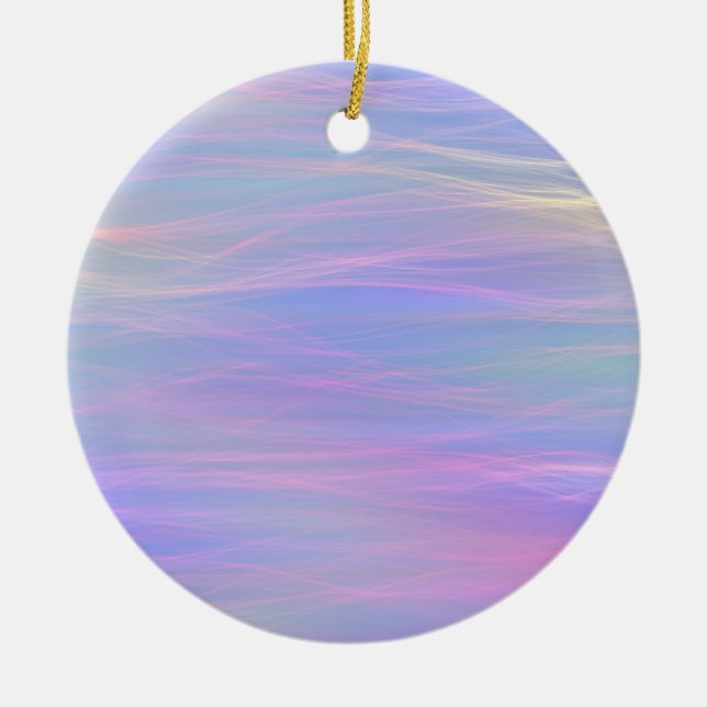 Wispy Rainbow Ornament (Front)
