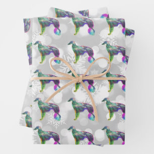 Wispy Silken Windhound  Wrapping Paper Sheet