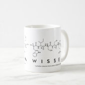 Wissem peptide name mug (Front Right)