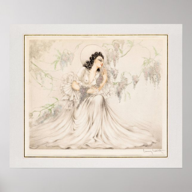 Wisteria, 1940 by Louis Icart Poster (Front)