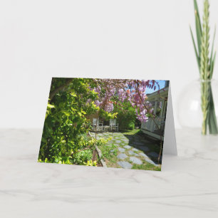 Wisteria and Rocking Chairs - Martha's Vineyard Card