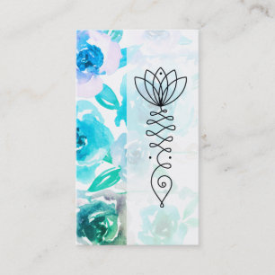 *~* Wisteria and Roses Flowers Path of Nirvana Business Card