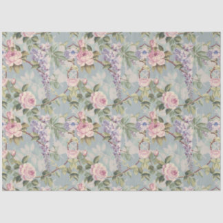 Wisteria and Roses Tissue Paper