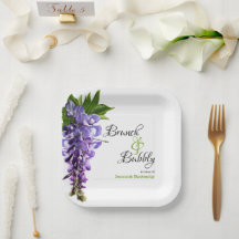 Wisteria Brunch Bubbly Bridal Shower On White