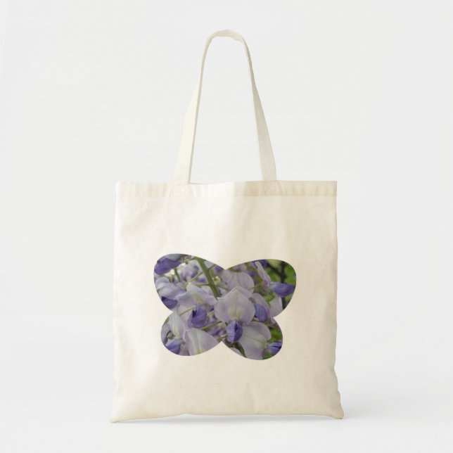 Wisteria Butterfly Tote Bag (Front)