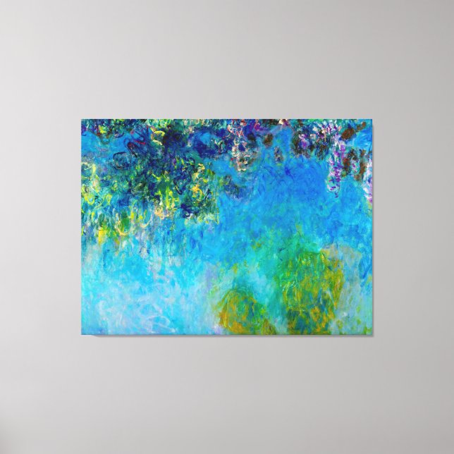 Wisteria by Claude Monet Canvas Print (Front)