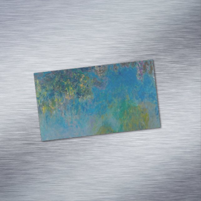 Wisteria by Claude Monet Magnetic Business Card (In Situ)