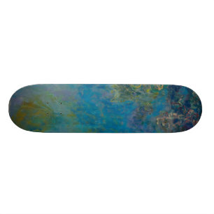 Wisteria by Claude Monet Skateboard