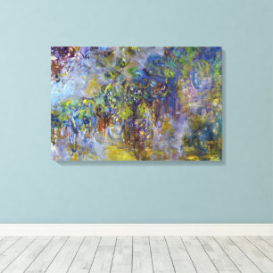 Wisteria by Claude Monet, Vintage Impressionism Canvas Print