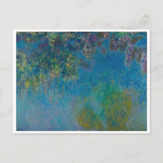 Wisteria by Monet Postcard (Front)