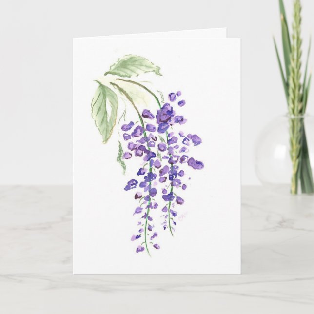 Wisteria Card (Front)