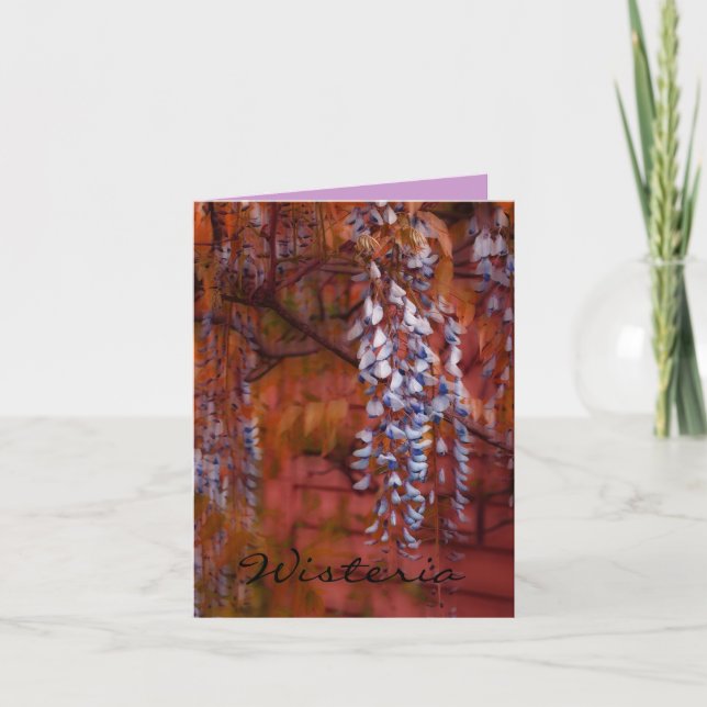 Wisteria Card (Front)
