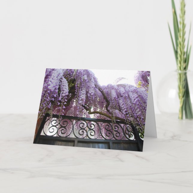 Wisteria Card (Front)